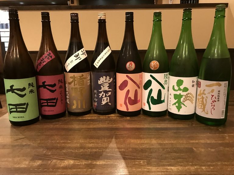和食に合う日本酒がメイン。手頃なお値段で飲めます