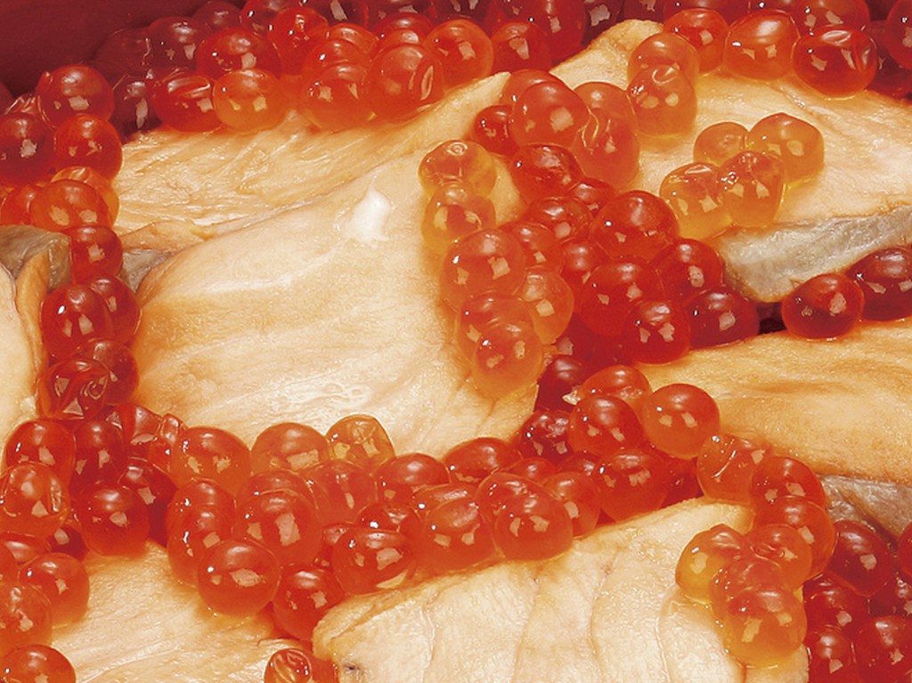 ９月～12月に提供される郷土料理の『はらこめし』