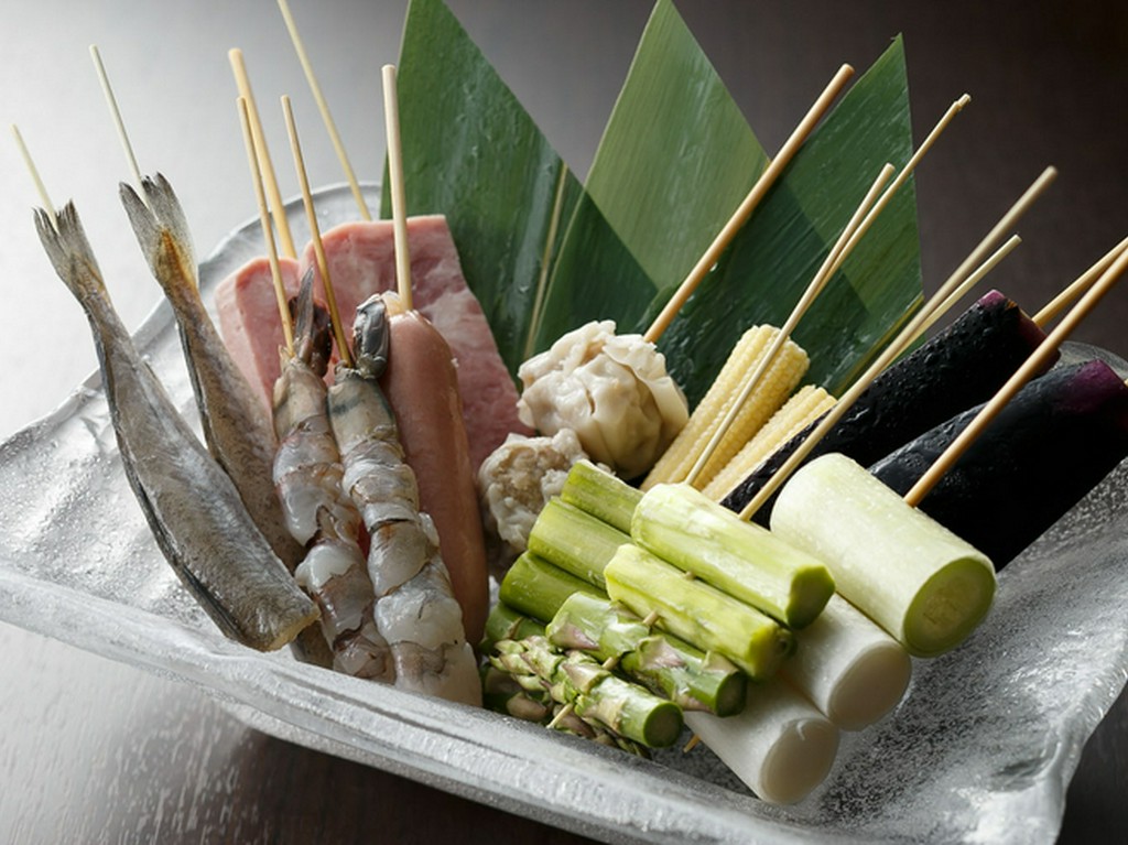 四季折々、旬の食材を使った『串揚』