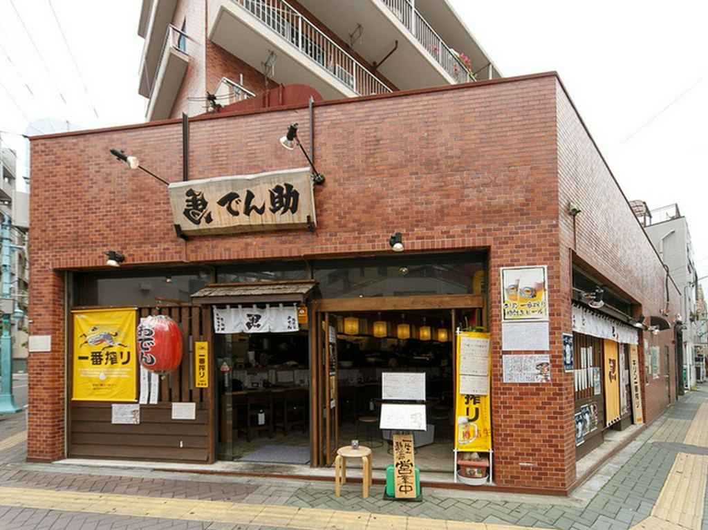 立川駅から徒歩5分。「錦町一丁目西」交差点のすぐ近くに立地