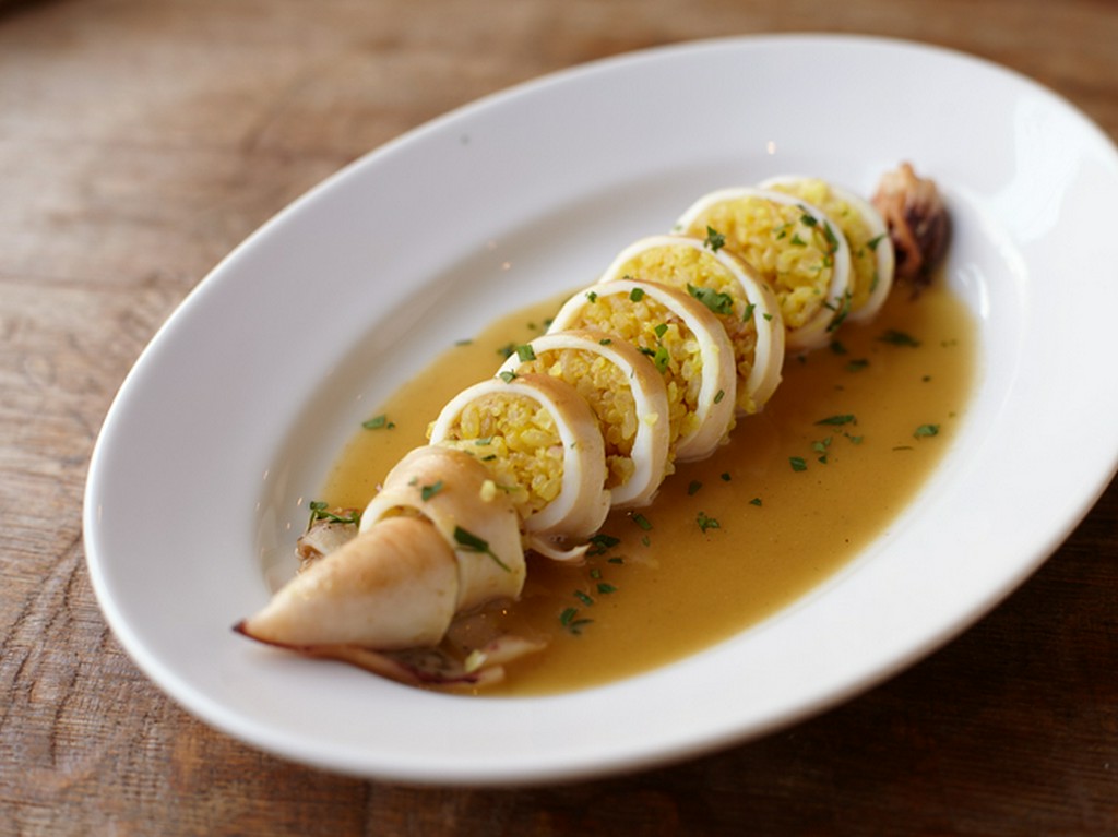 ◆『青森産・槍烏賊とスパイシーライスのファルシ』