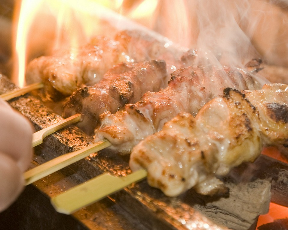 健味鶏の五串コース 
