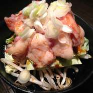 和牛ホルモン鉄板焼き
