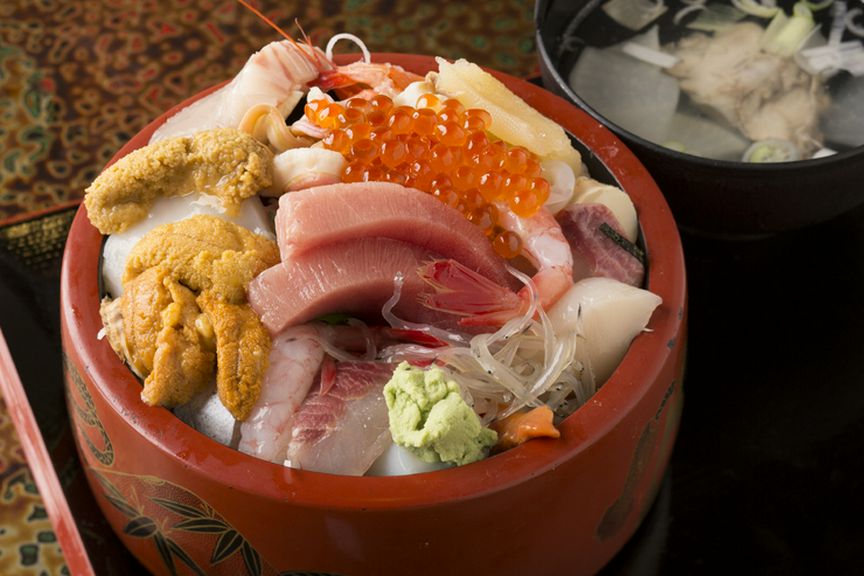 北の海の幸を堪能できる味もボリュームも大満足の『上ちらし』