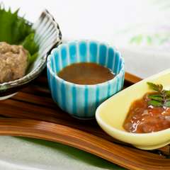 本日の酒菜三点盛り