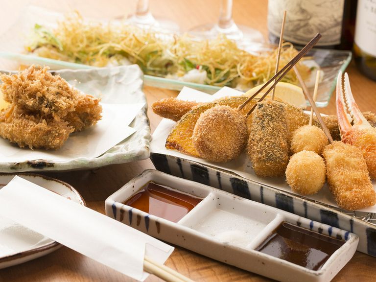 串あげは、とんかつ／居酒屋【田】の味を象徴する逸品です！