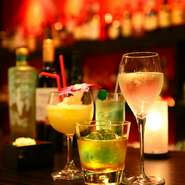 豊富な120種類の単品飲み放題コース1500円　