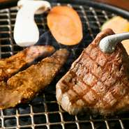 お肉本来の味を楽しむならコレ！　『本日の赤身ステーキ（150g）』