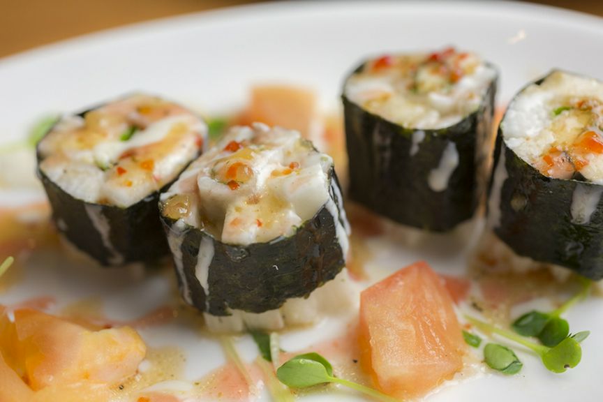 温かくシャキッとした食感が、女性に大人気　『山芋磯辺揚げ』