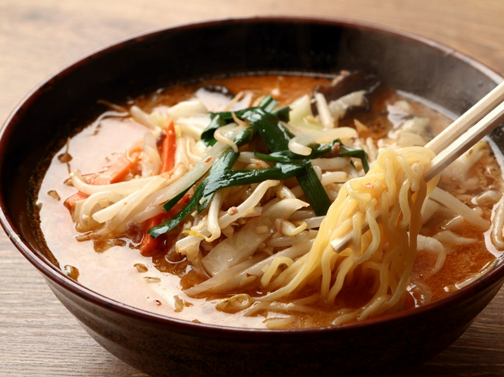 オリジナルブレンド味噌を使用。あっさり系『野菜みそラーメン』