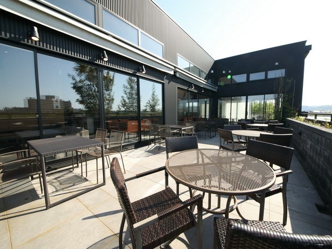 テラス席がある