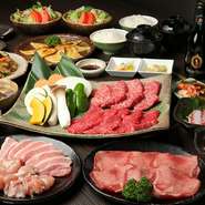 ボリューム満点のお得なコースメニューが充実