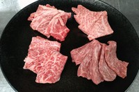 上カルビ・上ロース・並カルビ・赤身　
