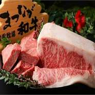 島根県益田市種村町にあるJAS認定(農)松永牧場から島根和牛を1頭買いして、A5・A4ランクの牛肉が提供されています。飼育した人や、牛に与えた飼料までわかる安全安心の食材です。