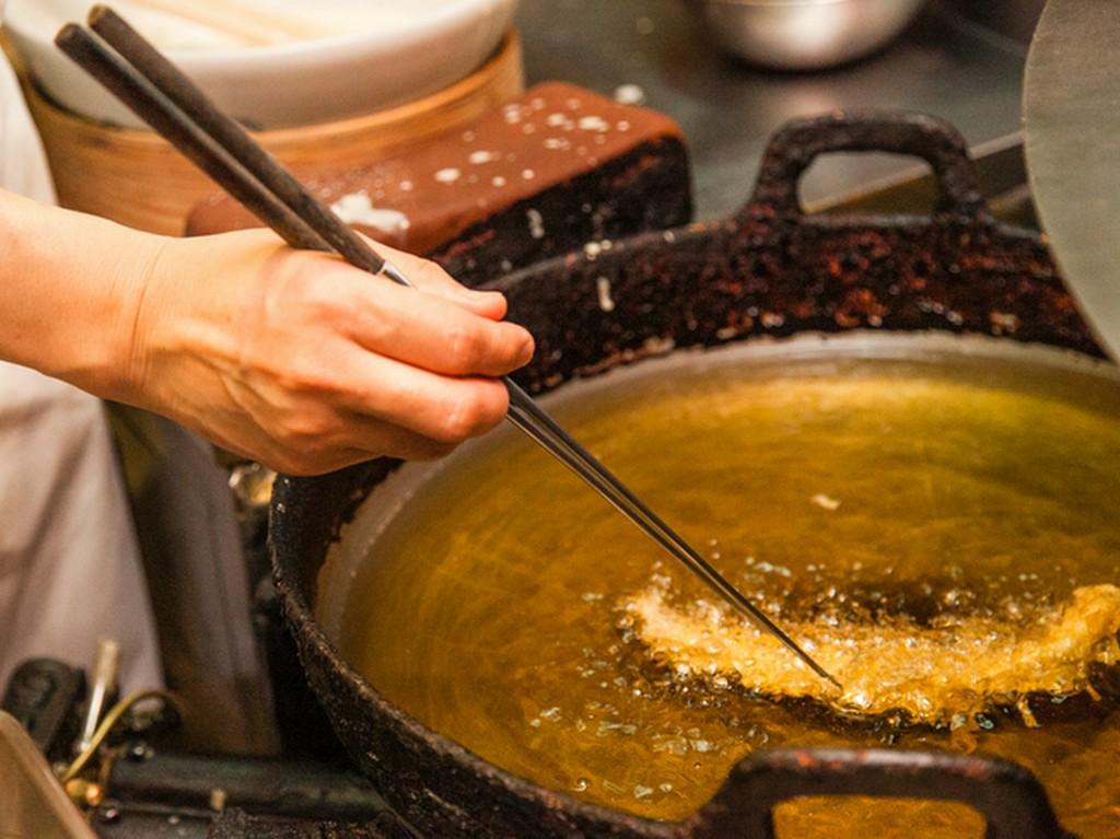 食感を意識して油をブレンド