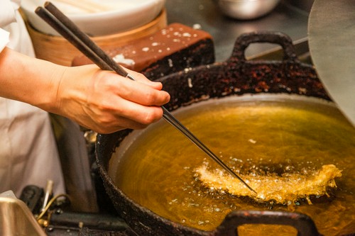 食感を意識して油をブレンド