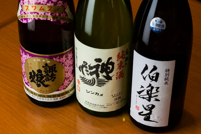 日本酒にこだわっている