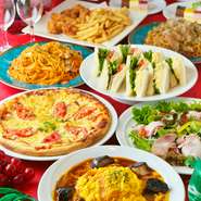 気軽な女子会を開きたくなったら楽しいお喋りで心弾む時間を過ごしましょう
カジュアルコース　1名3500円税込
料理＋飲み放題(90分)＋場所代
パスタorオムライス選択制
併設するカラオケルームでも可能！
