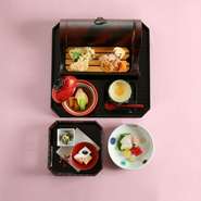 赤磐のワイン、牛窓黄芯白菜、牛乳などの東備地区の食材と共に牛蒡や柚子など岡山県産の旬の素材をしっかりとお楽しみいただけるランチです。