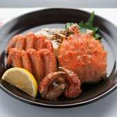 北海道産の毛ガニの美味しさを堪能『季節のおすすめ　毛ガニ』