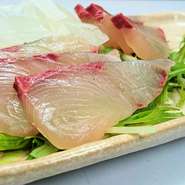 港町【堺】ならではの新鮮なお魚を、毎日その日の分だけ入荷してますので、いつでもプリップリの食感で(^^♪