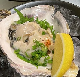 島根の春夏は岩牡蠣をご堪能下さい
漁師小屋Aコースに岩牡蠣を一人１個をお付けしたコースです。