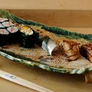 その日に仕入れた中からさらに厳選した食材や、オーダーに応じた内容で盛り合わせてくれます。