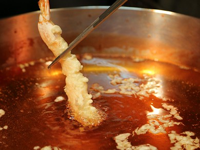 今年の歓送迎会は【わしょくと天ぷらぜふ】で。