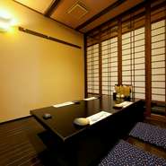 堀ごたつの個室は4～28名席を用意。会社の集まりや家族のお祝いなど様々な用途で利用できます。