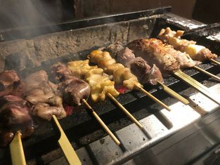 일식과 숯과 야키토리 나미나미
