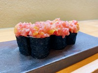 人気のトロタク。追加メニューで承ります。ご予約必須です。