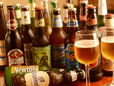 お洒落に飲み会を彩る豊富な海外のクラフトビール！！