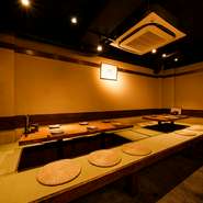 ゆったりした座敷もあり、家族連れにもおすすめです。