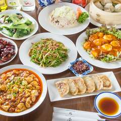 人気の中華料理9品とドリンク飲み放題の『女子会コース』