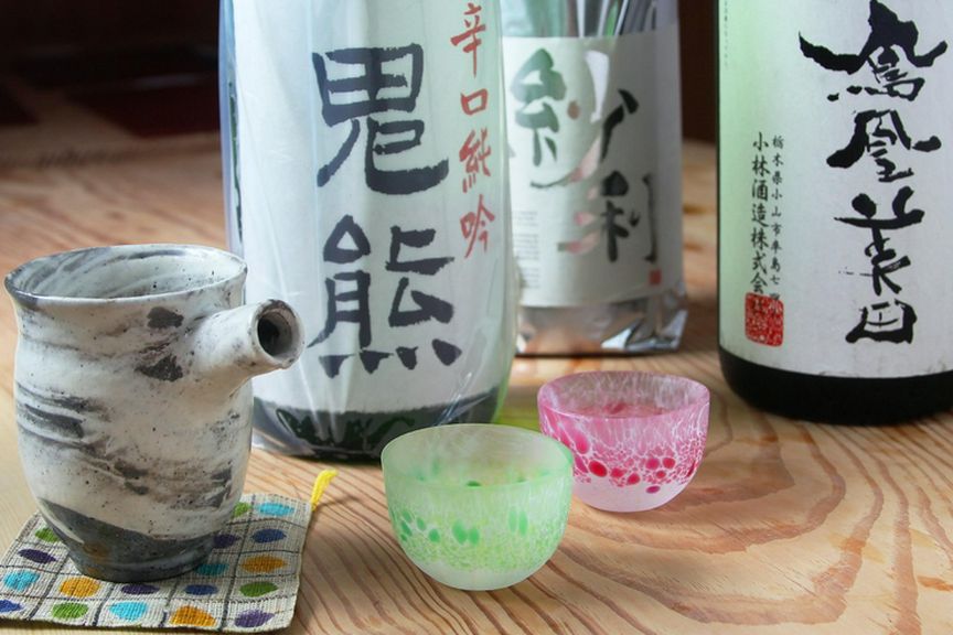 和食によく合う！　そんな各地の旬の地酒が揃っています