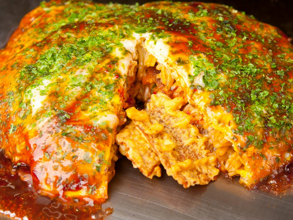 広島ならではの味『イカ天・そば又はうどん入り』