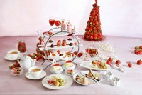 岡山県産の苺をふんだんに使用したアフタヌーンティー☆
五つ星ロンネフェルト紅茶など30種類のドリンクをご用意。