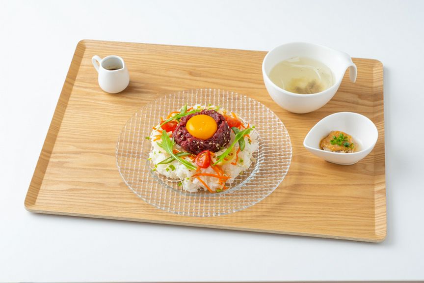 『会津ブランド馬刺しのユッケビビンバ』