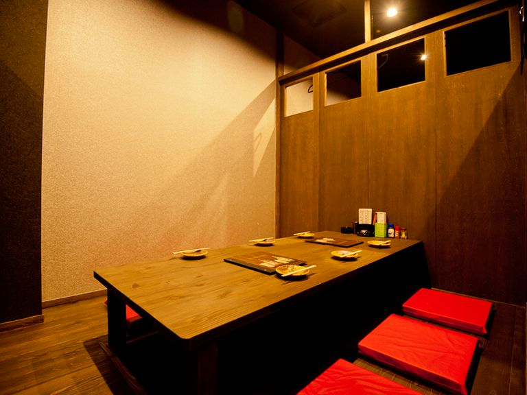 さまざまなグループで利用しやすい個室も種類豊富