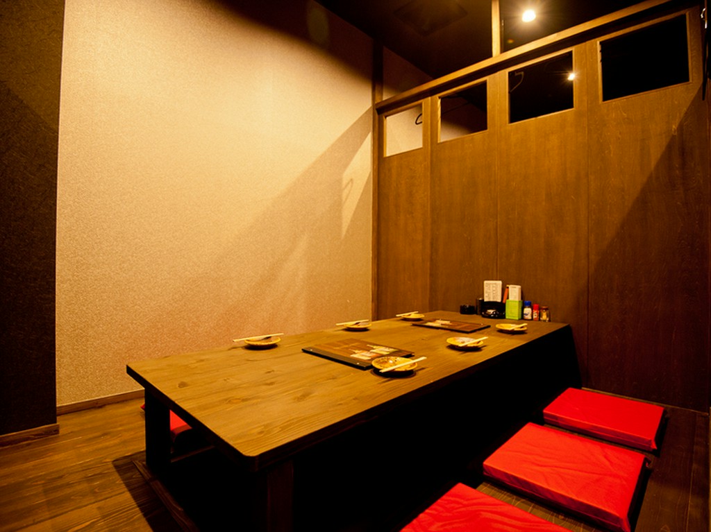 さまざまなグループで利用しやすい個室も種類豊富