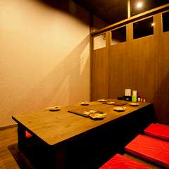 さまざまなグループで利用しやすい個室も種類豊富