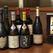 料理とのマリアージュで吟味した、世界各国の赤白が30種。そのほか、シャンパンや日本酒、焼酎、地ビールなども充実しています。グラスで低価格から味わえるので、ぜひ料理に合わせた注文を。