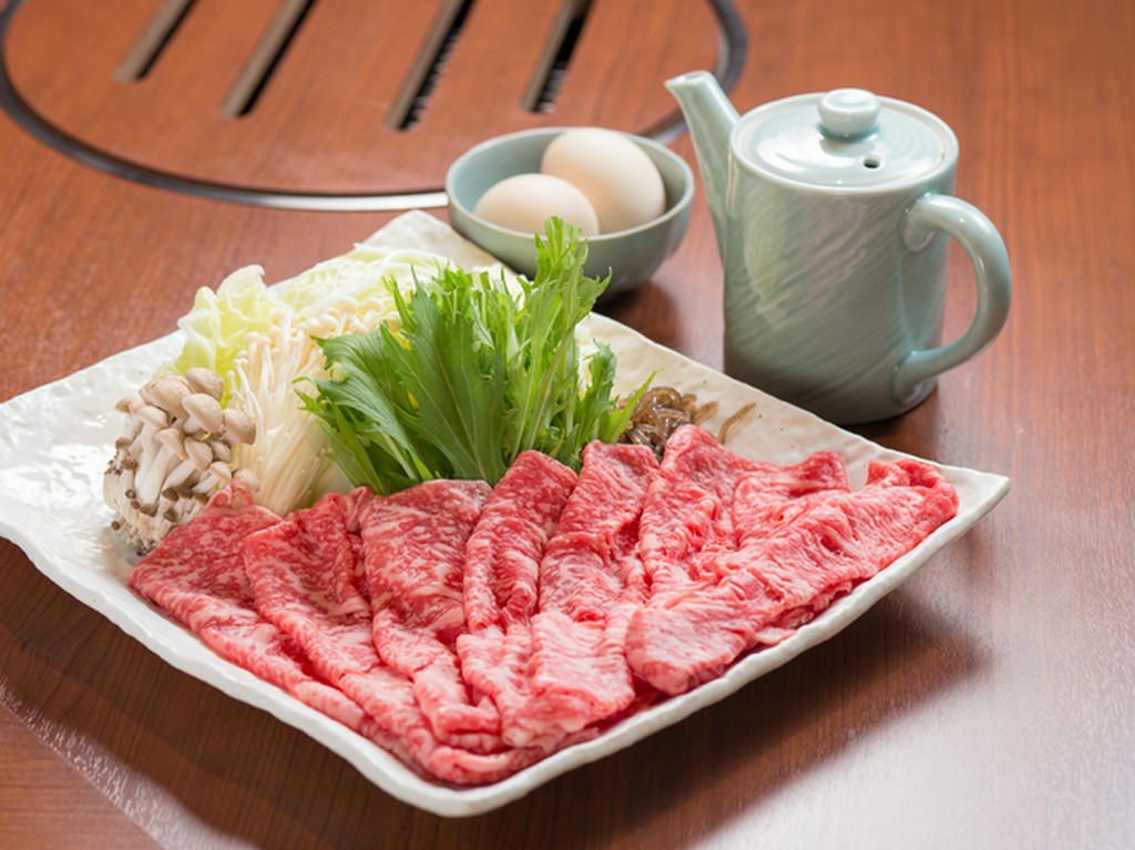 1人前でもオーダーできる『特選和牛すきやき』