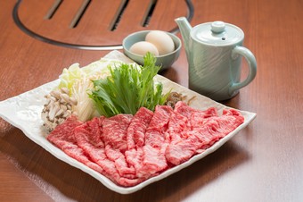1人前でもオーダーできる『特選和牛すきやき』