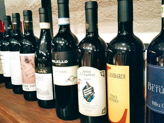 ワインにこだわっている