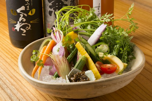 大地の恵みをたっぷりと。野菜にも新鮮さにこだわりを