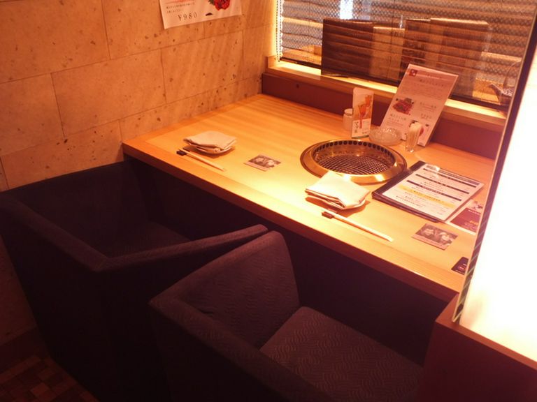 仲良しのお二人にぴったり。座り心地がよいペア席