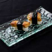 世界三大珍味と和牛炙り焼握り寿司