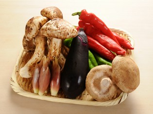 旬の京野菜をふんだんに用いて京都ならではの季節感を演出