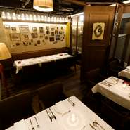 個室は６名様より、パテーションによって４名様から半個室やボックスシートのご用意もございます。